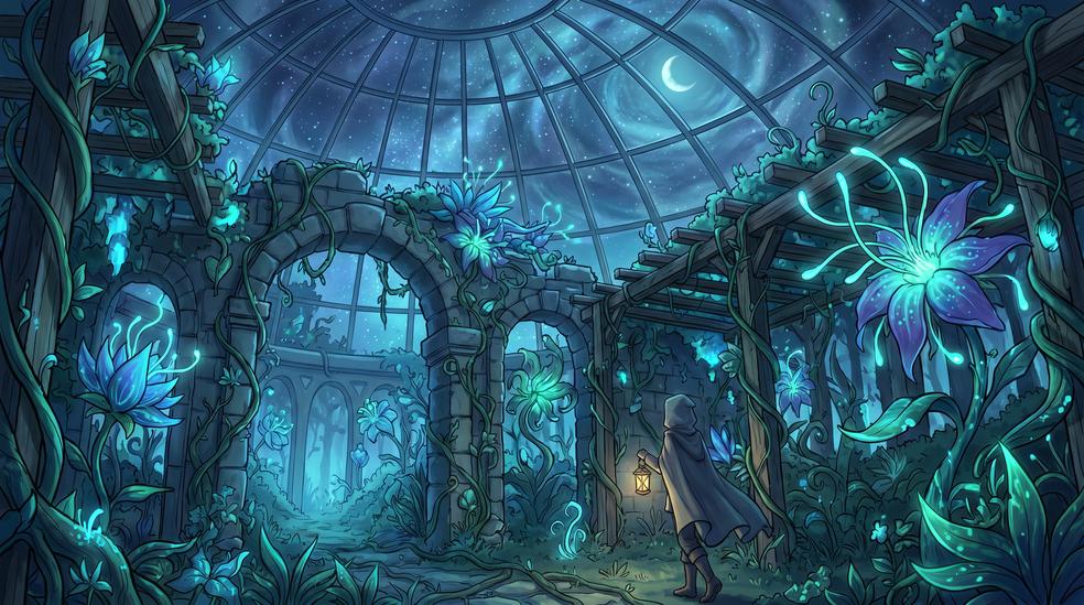 同人动漫夜光植物视频